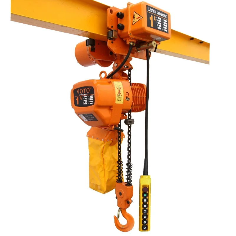 

380V electric chain hoist 1 ton 2 ton chain 3 ton 5 ton electric hoist freight elevator crane hoist imported