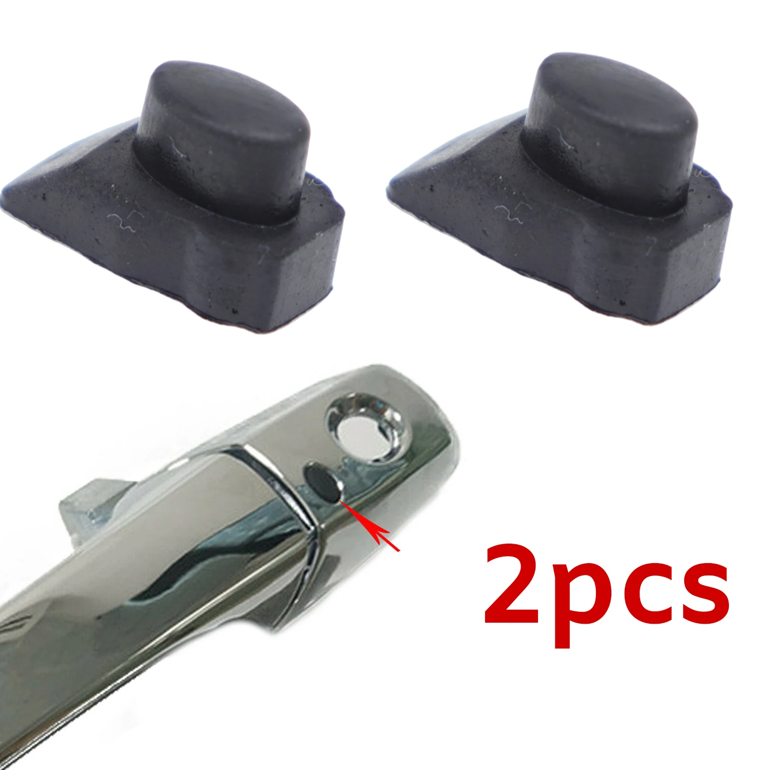 2x for Mazda 6 Rubber Button Cap Keyless Option Door Handle Switch Left RX-8 CX-7 CX-9 MX-5 Miata EG24-58-4B1 G28A-59-4B1 Parts