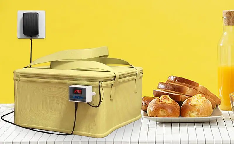 

Fermentation box Bread Warming Box Temperature Control Fermenting Bag Dough Proofing Box With Auto Shut Off For Making Bread