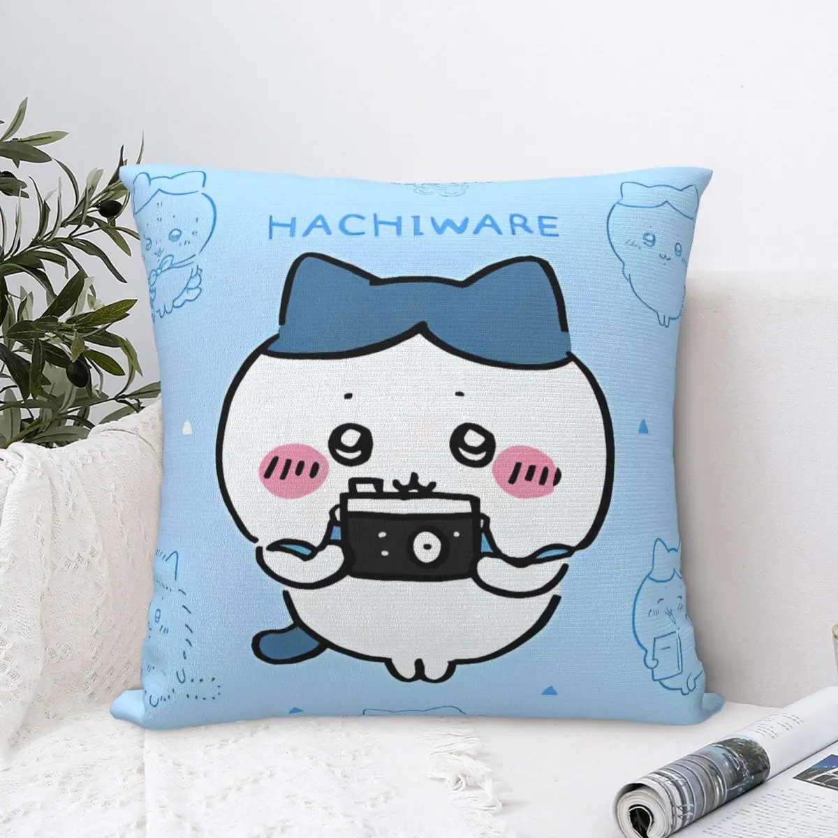 

Pillow Cover C-Chiikawas Japanese Style Graphic Cushion Cover Fashion Pillow Case For Sofa Bedroom Home Decor Pillowcases
