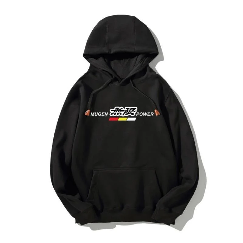 

Неограниченное количество Mugen Honda Fit Civic Initial D Car Modification Team Employee Свободная толстовка с капюшоном, большой размер