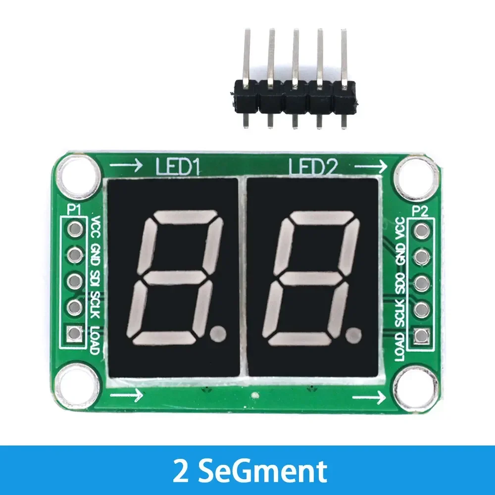 Módulo de pantalla LED multi dígitos 74HC595: unidad estática, tubo de 7 segmentos de 2/3/4 dígitos para proyectos Arduino/MCU (IC original)