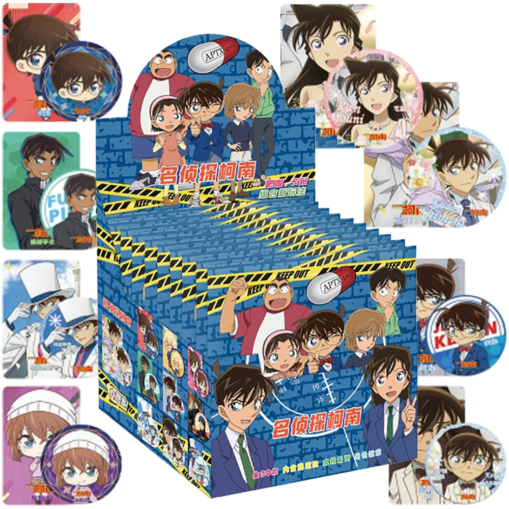 

Japanese Popular Anime Detective Conan Creative 75mm Round Brooch Children's Gift Exquisite Craftsmanship Badge Decoration Toy