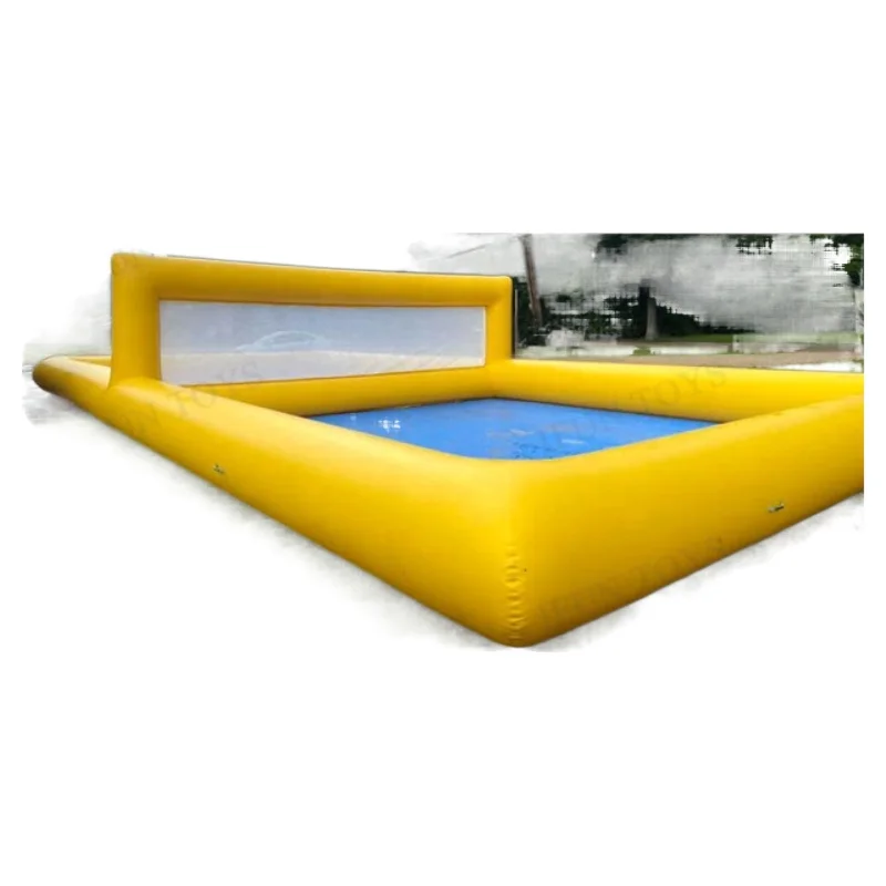 

Large Pool Inflatable Volleyball Field / Inflatable Water Volleyball Court / Inflatable Tennis Court For Sport Games