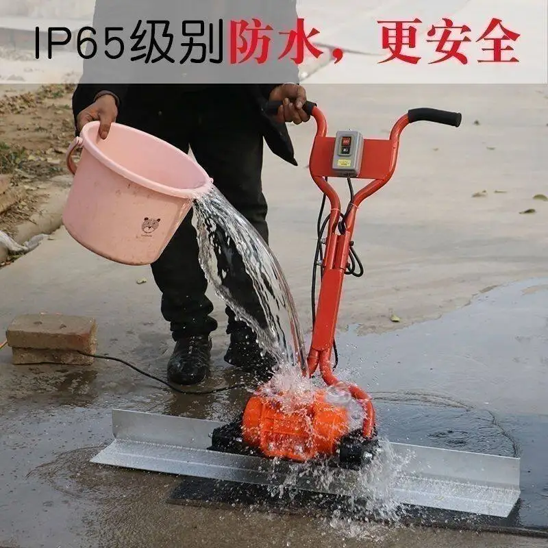 

Concrete vibrating ruler Electric 220v pavement leveling Rechargeable concrete vibrating ruler vibrating scraping ruler