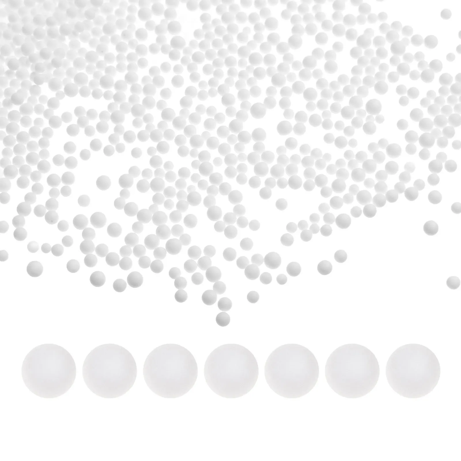 

1Bag Mini White Polystyrene Balls Tiny Foam Beads DIY Decorative Fake Snow Wedding Party Craft Supplies Foam Beads Balls