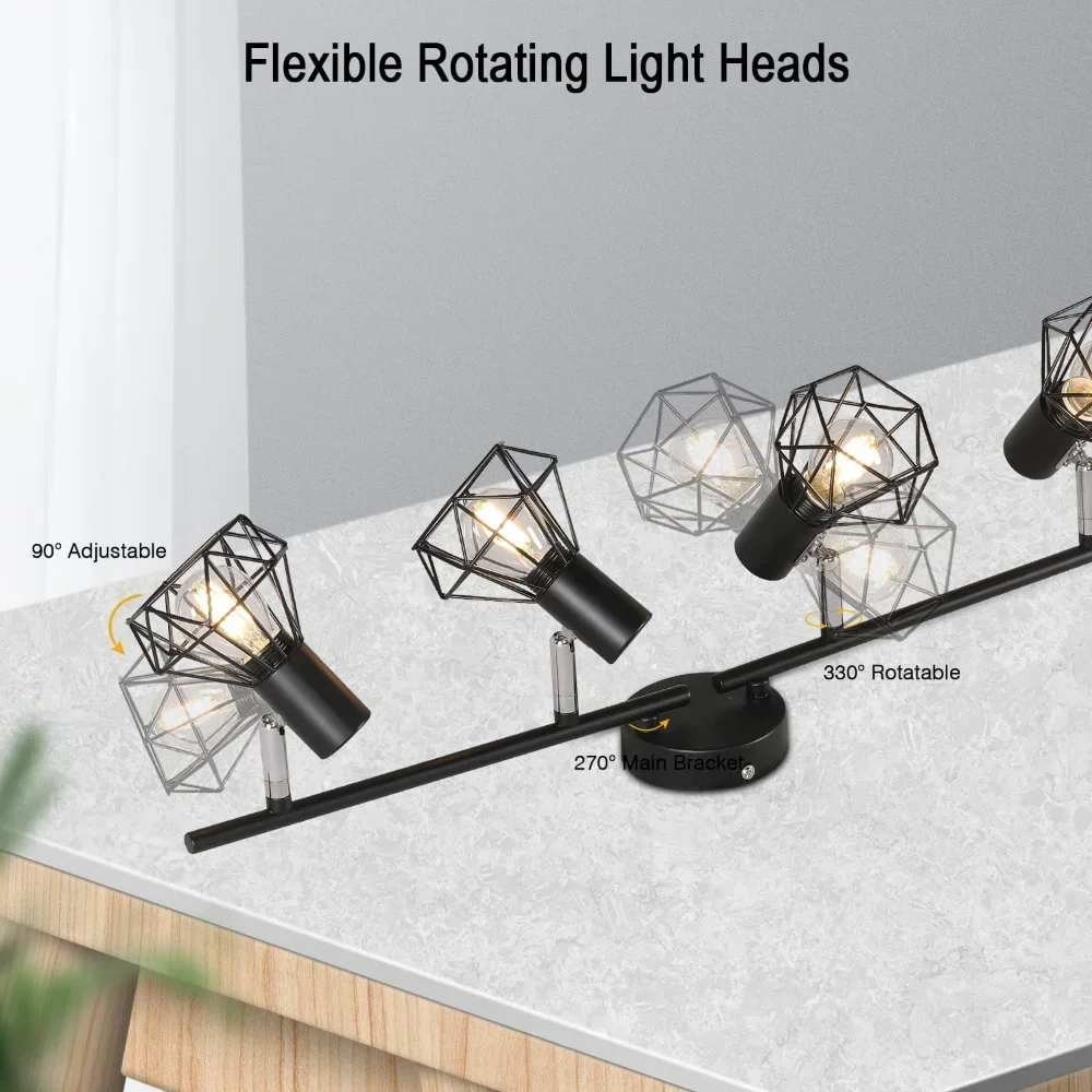 Simple Retro Chandeliers Creative Industrial Style Ceiling Cheap Flush Light Fixtures for Dining Kitchen Lobby Bed Living Room