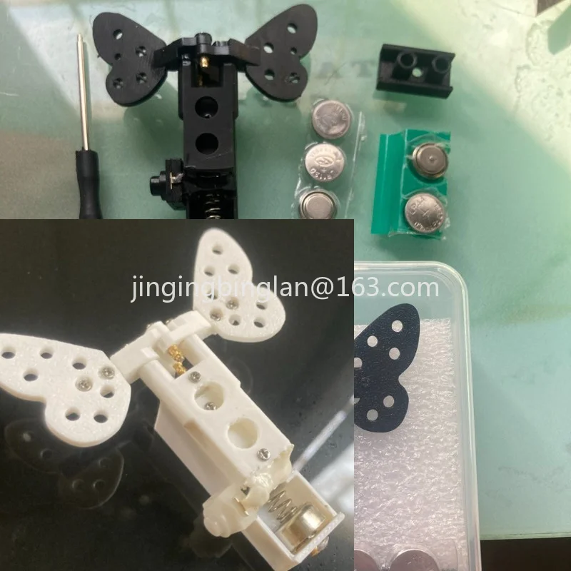 Butterfly opener specimen supplied by the manufacturer fanning device Mechanical moving electronic butterfly DIY ornament model
