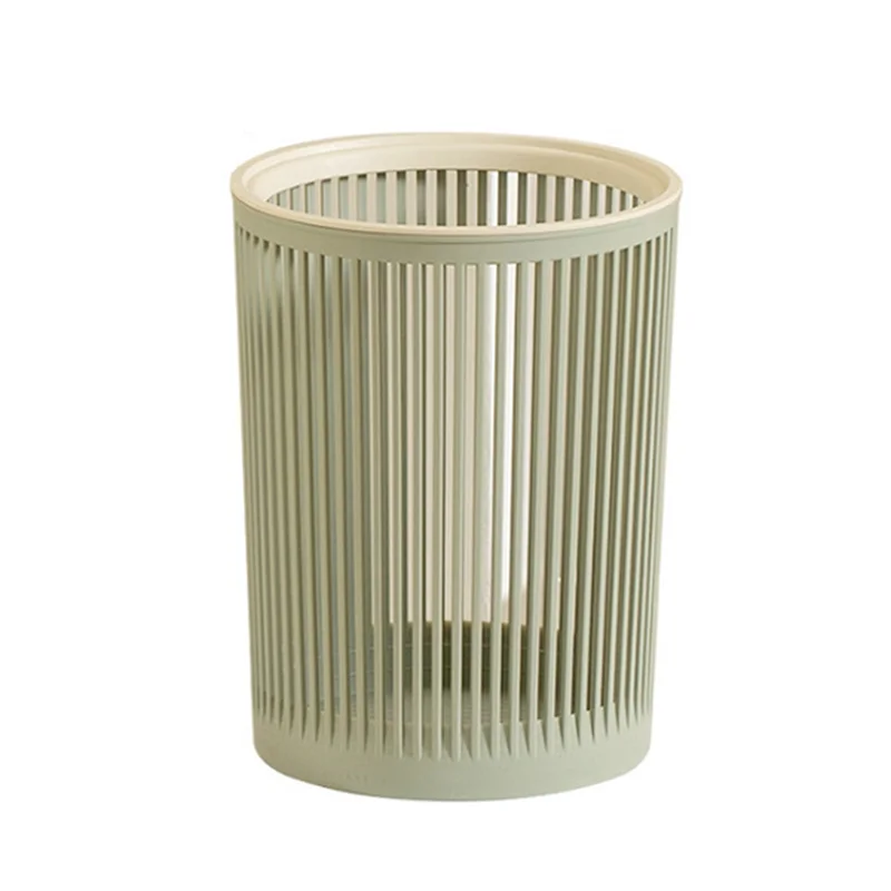 

Лидер продаж-кухня, гостиная, офис, ванная комната, мусорный бак-большой полый пластиковый круглый мусорный бак, инструменты для уборки дома, зеленый цвет