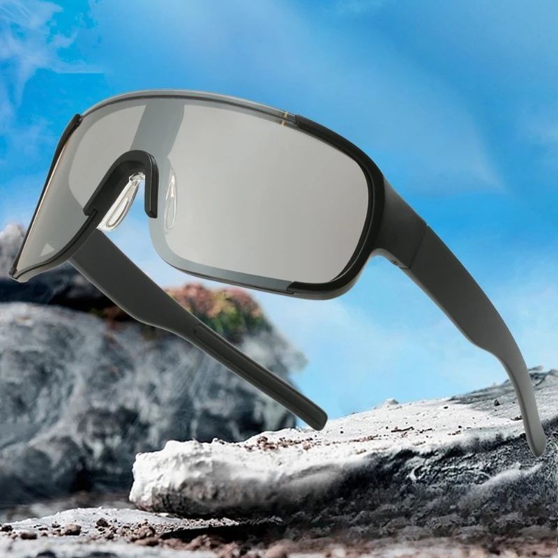 

​​2025 Sport Goggles Unisex, Wide Fit Cycling UV400 Windproof Polarized Anti-Fog TR90 Lightweight for Hiking & Riding​​