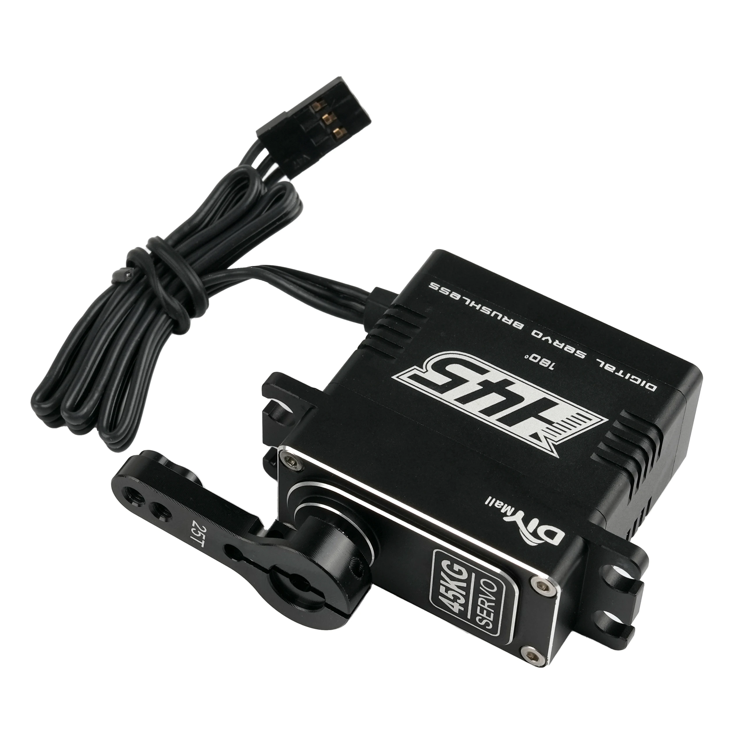 Servo brushless digitale ad alto coppia da 45 kg 8,4 V impermeabile IP67 ingranaggio in acciaio motore interamente in metallo per veicolo robot per auto RC resistente