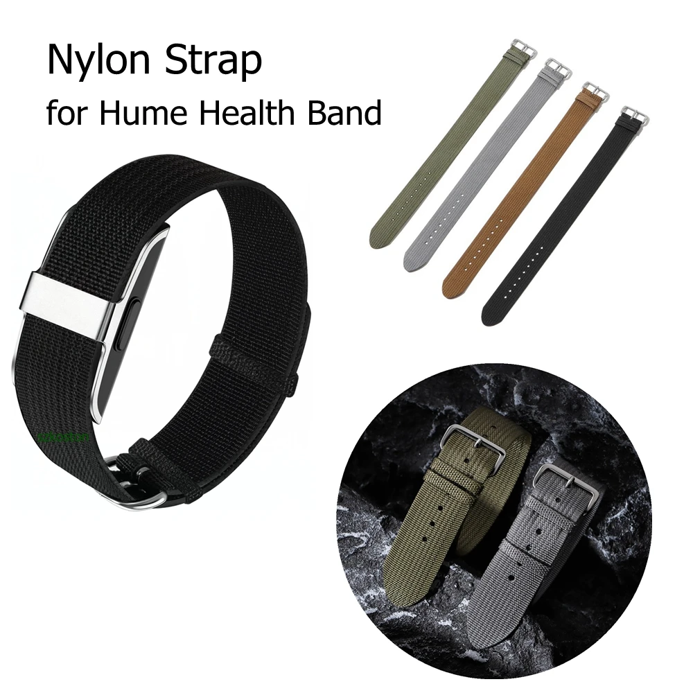 

Ремешок для Hume: регулируемый сменный нейлоновый дышащий спортивный браслет для фитнес-трекера Hume, аксессуары-петли