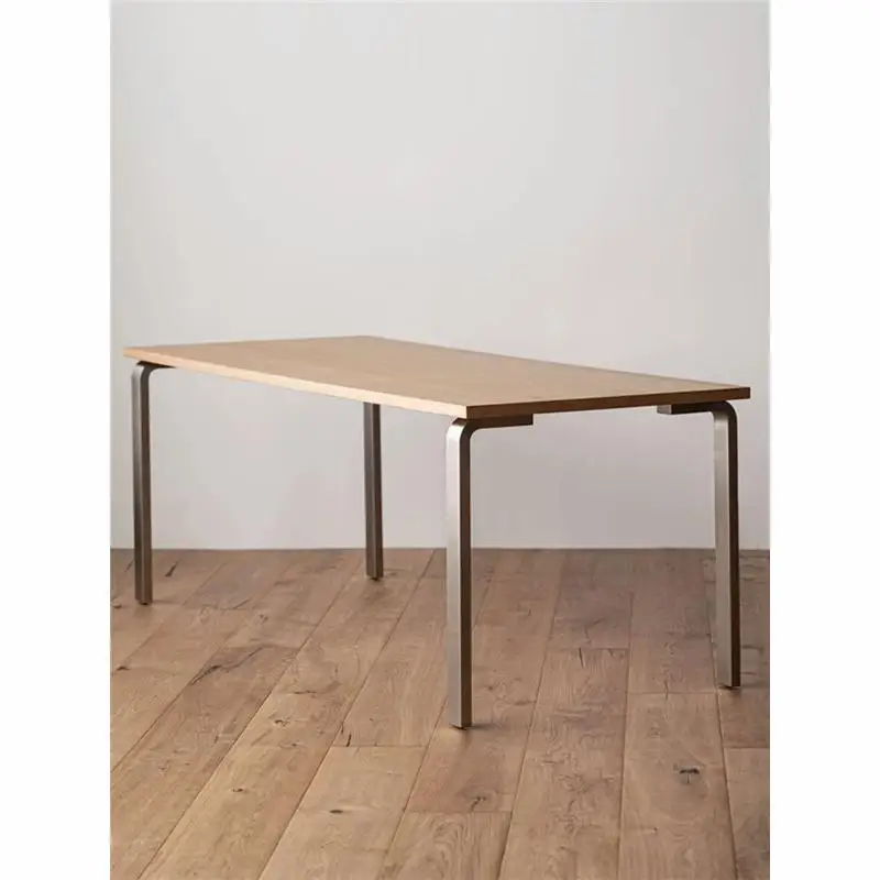 Home dining table, light luxury, designer desk, Internet celebrity simple, creative wooden long table, desk desk, negotiate pers