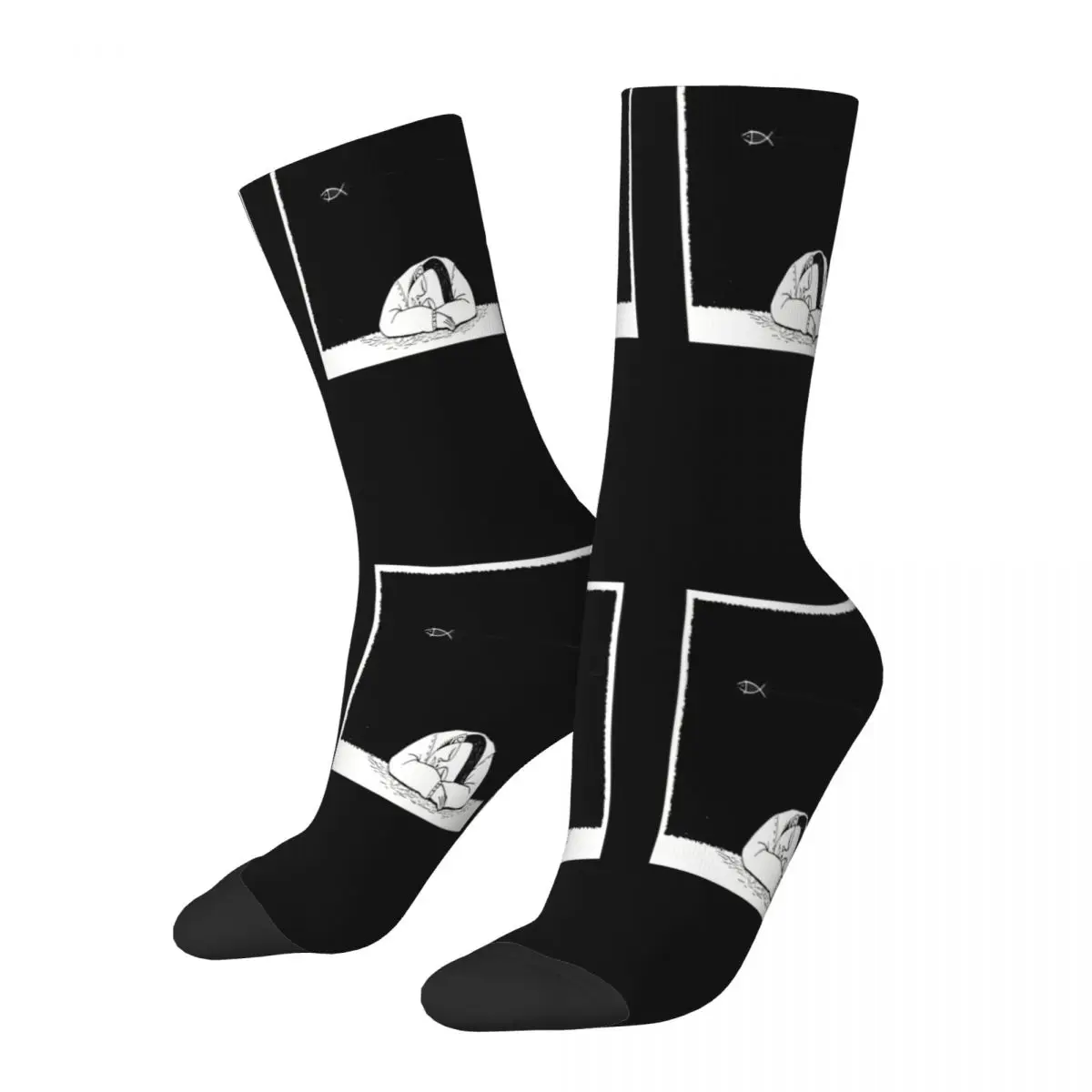 

Sleep Darkness Socks Male Mens Women Spring Stockings Harajuku