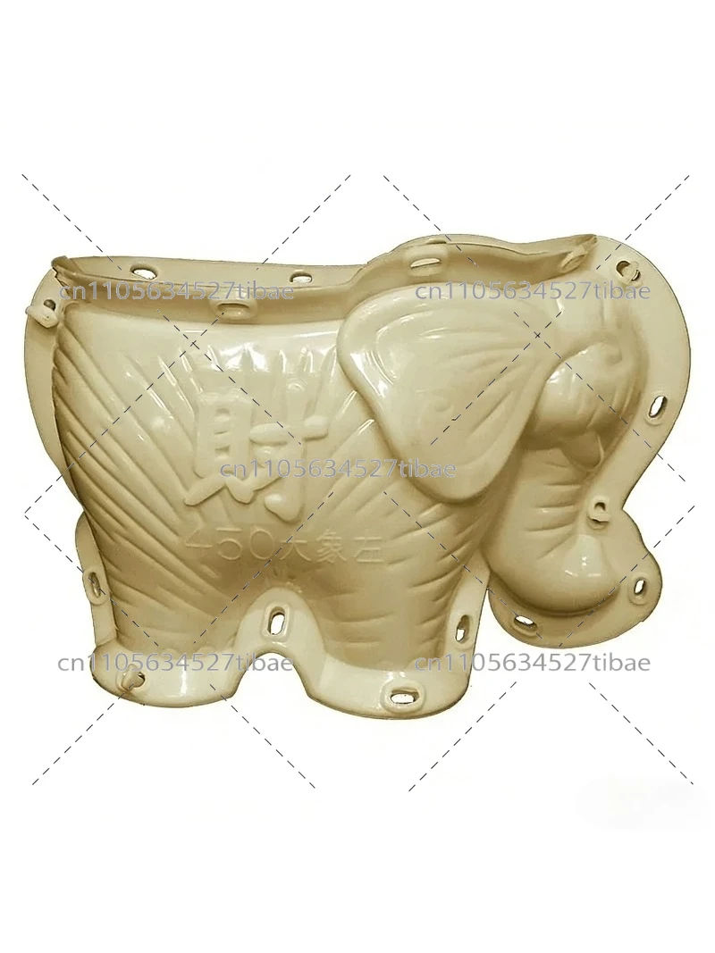 45cm Large Precast Garden Elephant Planter Concrete Animal Shape Flower Pot Mold for Decorative Outdoor Gardening