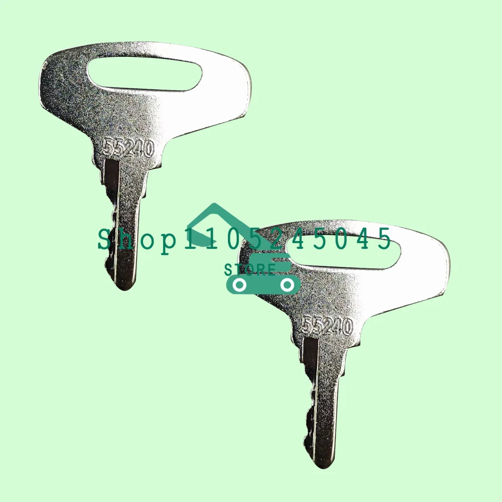 20Pcs Ignition Starter KeyS 55240 66711-55240 66711-55140 Compatible with Kubota Tractor B20 B5100 B6100 B6200 B7100 B7200 B8200