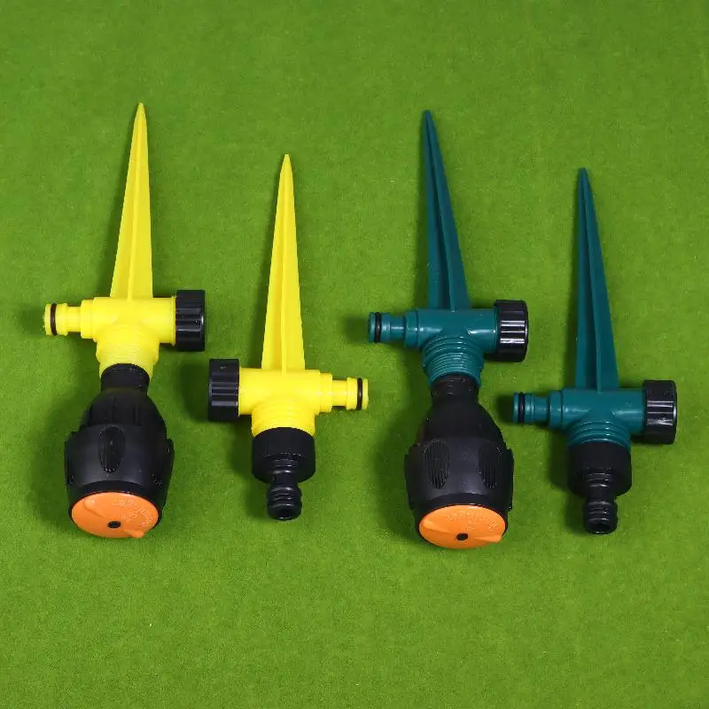 2 Sets Garden Sprinkler 360 Degree Rotation Irrigation Watering System Plant Watering Sprinkler For Agriculture Lawn Farm