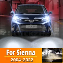 2Pcs For Toyota Sienna 2004-2014 2015 2016 2017 2018 2019 2020 2021 2022 Car Led Headlight High Low Beam Canbus Headlamp Bulb