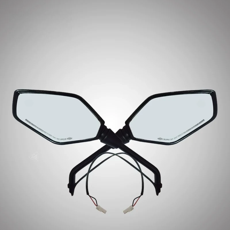 Rearview Mirror Side Mirror Featuring Radar Indicator Lights For LONCIN VOGE SR4 LX350T-5C 2023