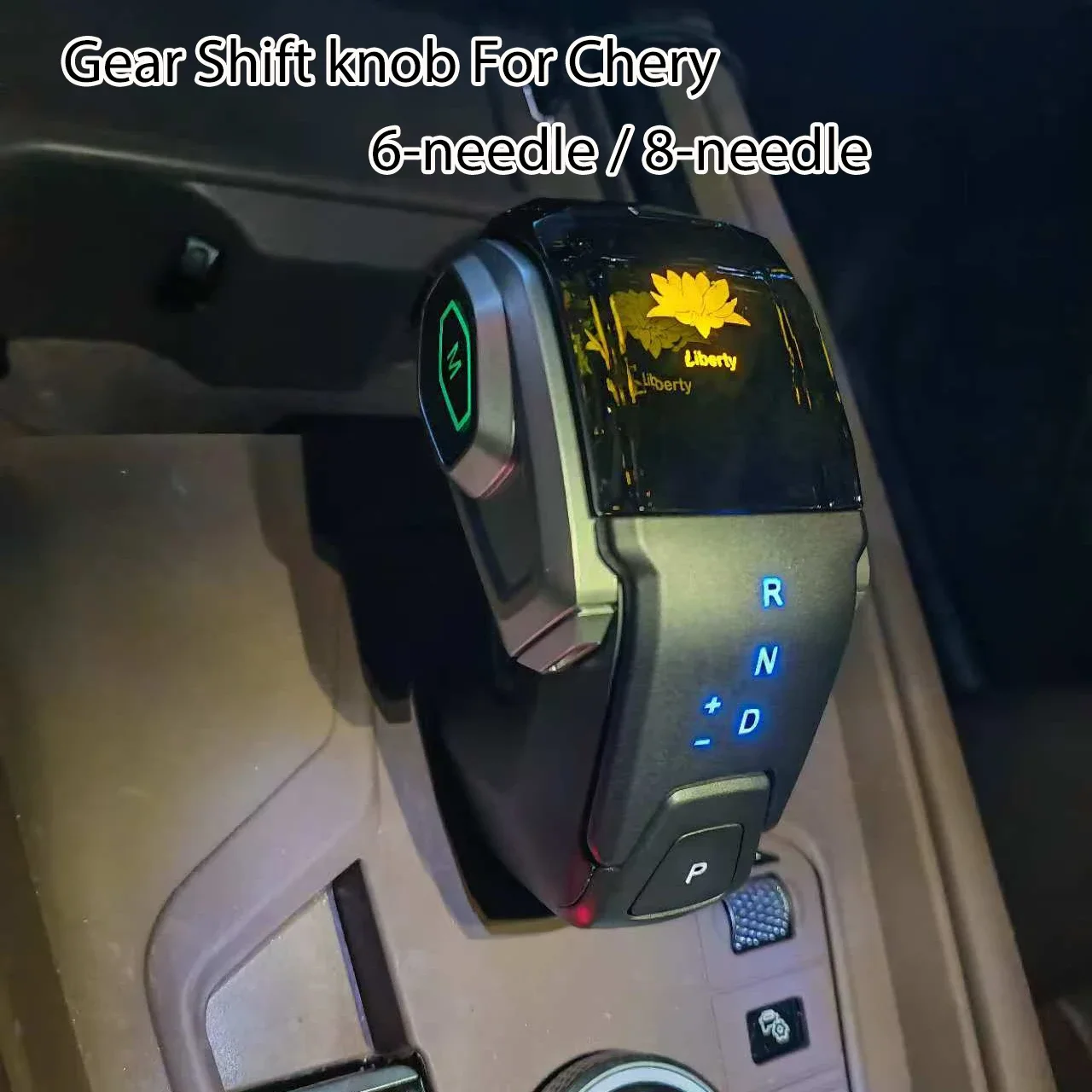 Gear Shift knob For Chery Tiggo 8 Pro 202 2023 arrizo 5 plus 8 OMODA LED Crystal Car Accessorie Shift Lever Handle Head Gear Rod