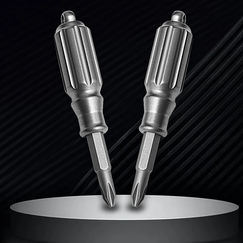 Titânio liga chave de fenda bit alta dureza, tungstênio cabeça, janela quebrada Gadget, EDC equitação equipamentos, novo