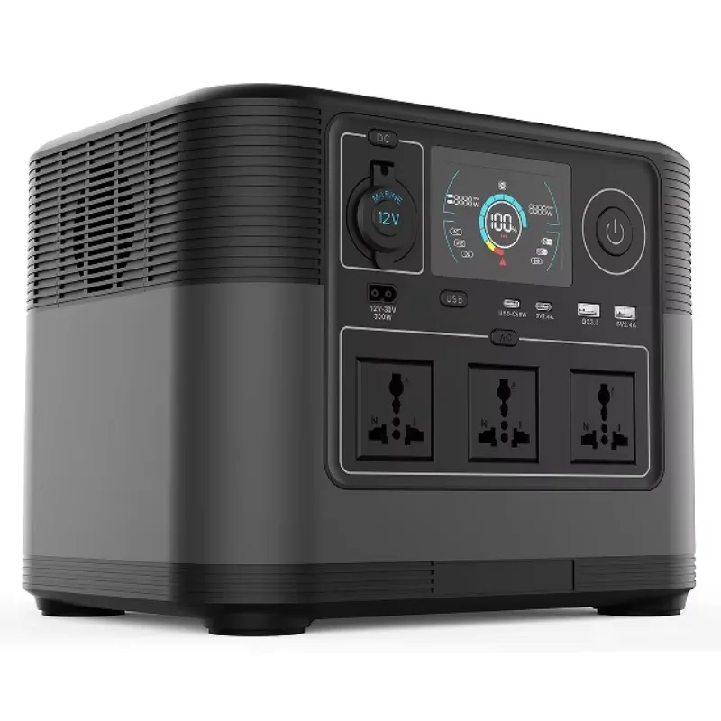 Lithium Solar Energy System 1200 W 1008 WH OEM ODM Portable Power Station Outdoor Power Supply,Mini Solar Power Station