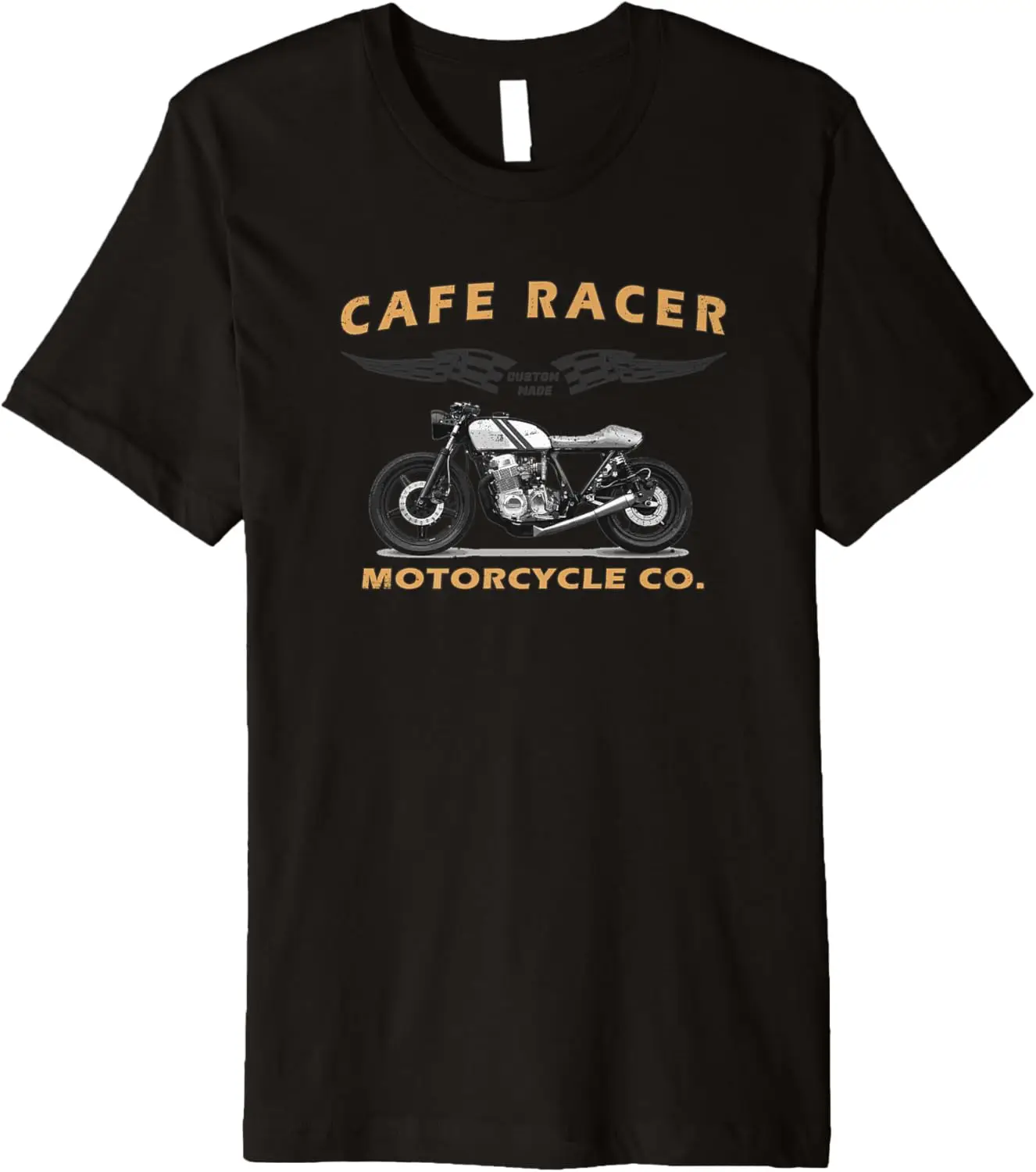 

Cafe Racer Retro Motorcycle Biker Premium T-Shirt Motorcycle