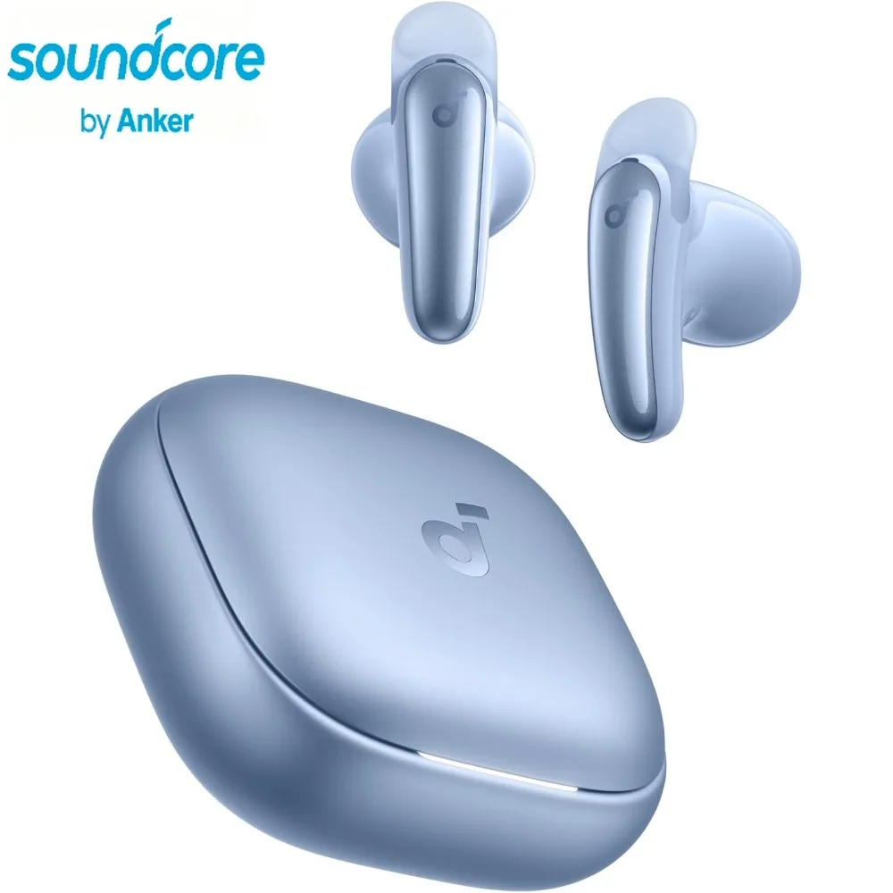 

Soundcore by Anker Liberty Buds Wireless Earbuds Adaptive Noise Cancelling Removable Ear Fins Fast Charge Bluetooth Headphones