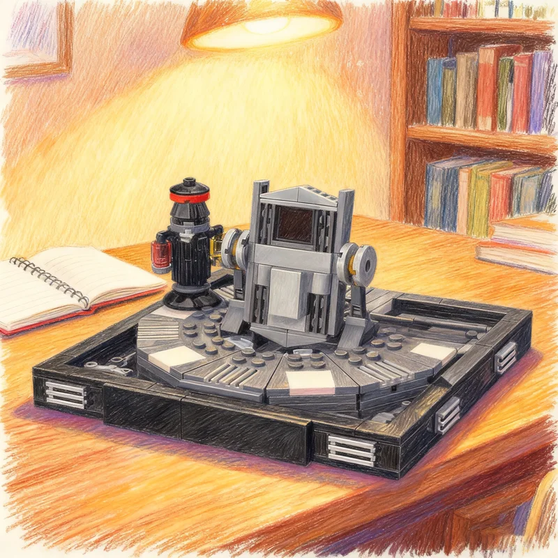 406 pièces MOC Vader Transformation Diorama étoile bataille modèle blocs de construction Architecture jouet éducation idée cadeau de noël