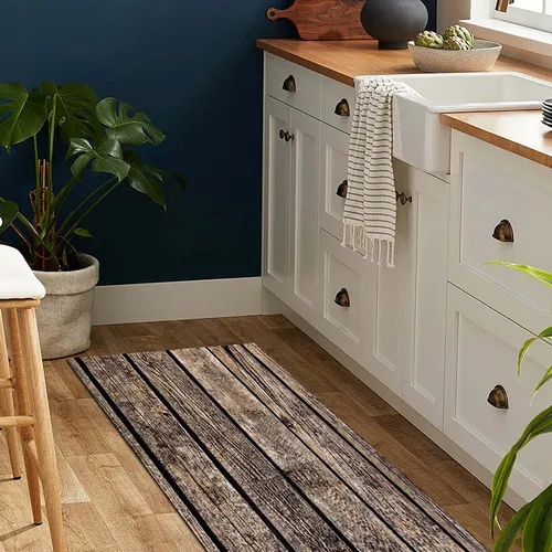 부드럽고 두껍고 미끄럼 방지 주방 매트, 내유성, 방수, 기계 세탁 가능, 얼룩 방지, 출입에 적합, 1 PC