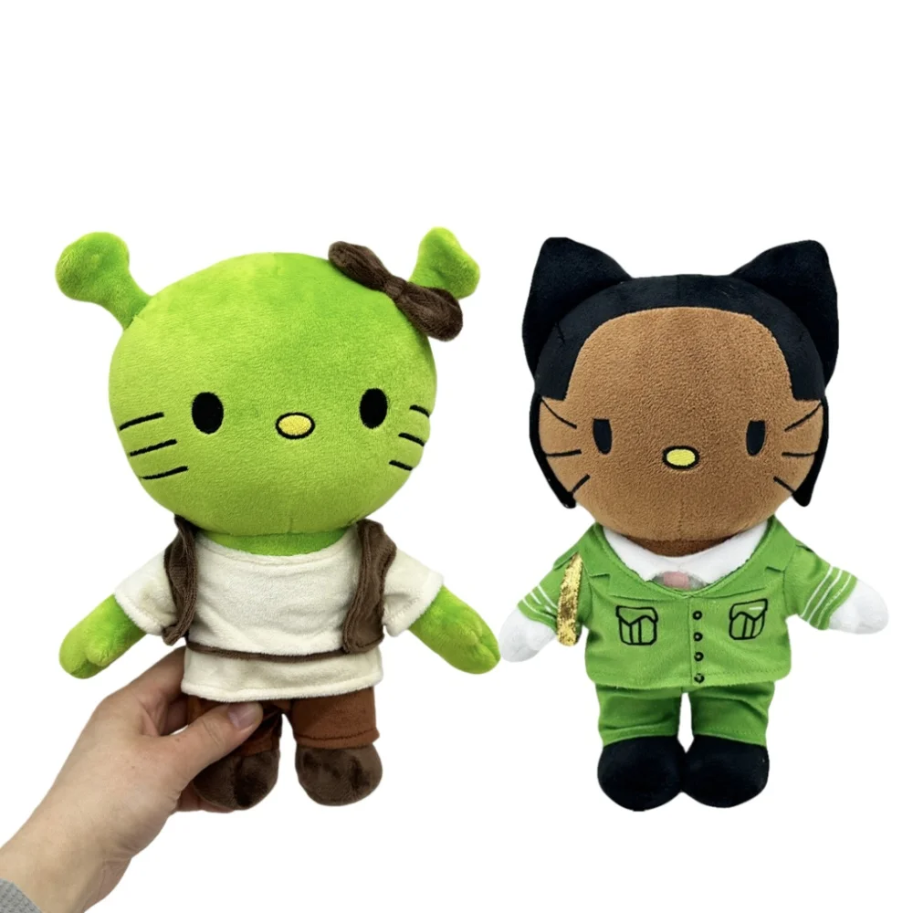 

Новая плюшевая игрушка Hello Kitty Artist Combat HK с одеждой, мягкая плюшевая кукла, подарок для фанатов на день рождения, коллекционный предмет