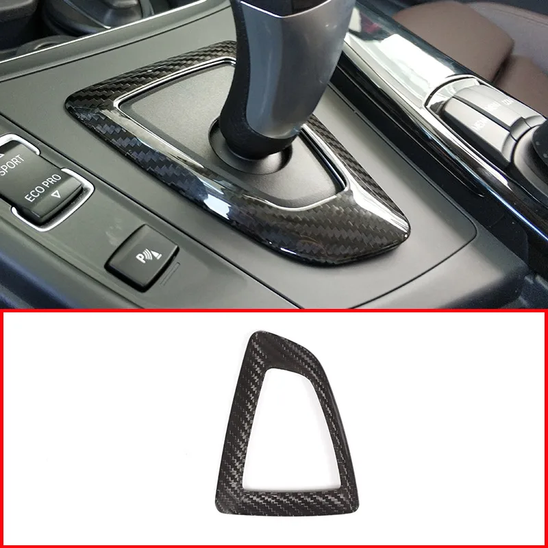 

Real Carbon Fiber Car Gear Shift Frame Trim For BMW F20 F21 F22 F23 F30 F34 F35 F32 F33 F36 Left Hand Drive