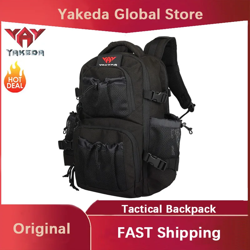 

YAKEDA Tactical Backpack AMOLLE Large Capacity Outdoor Mountaineering Tactical Backpack Sports Backpack Picnic Camping