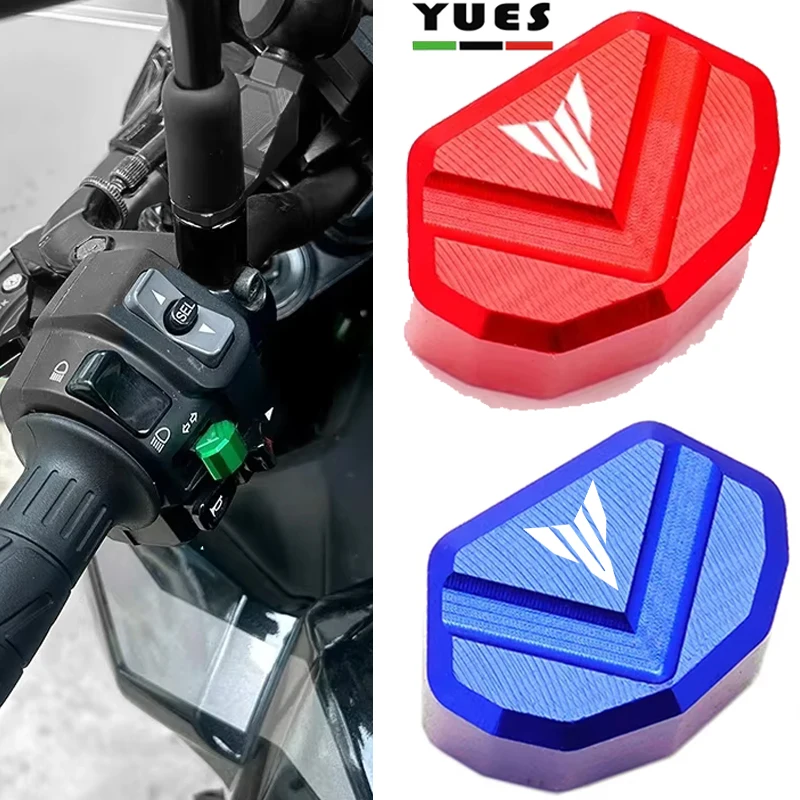 

For Yamaha MT07 MT09 MT10 MT03 MT125 MT25 YZF R1 R3 R6 R7 R25 R125 Mototcycle CNC Switch Button Turn Signal Switch Key cap