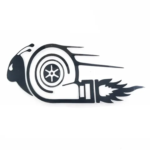 3D наклейка на автомобиль, DUB Drift Race Turbo Snail, черные забавные крутые наклейки и наклейки, виниловая наклейка, аксессуары для стайлинга автомобилей