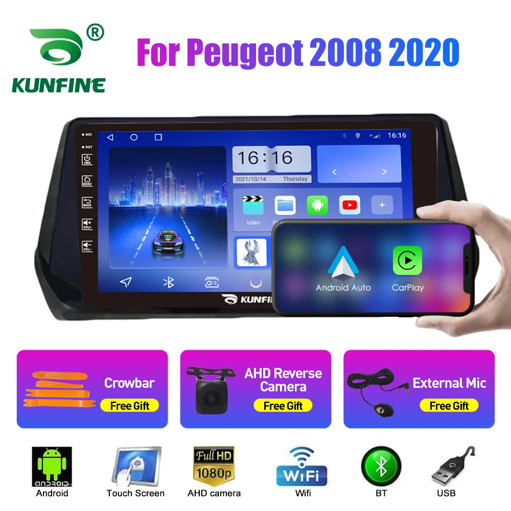 

For Peugeot 2008 2020 Android GPS Navigation Reversing Camera Integrated Unit