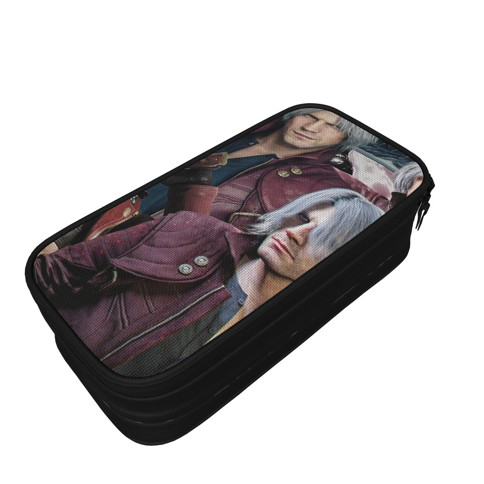 

Dante Game DMC Devil May Cry Pencil Case Creative Pen Bags for Student Large Storage School Supplies Gifts Pencilcases