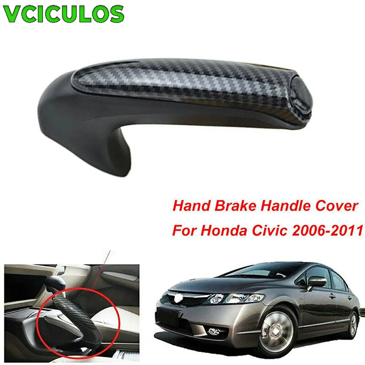 

1 шт., защитная крышка ручки ручного тормоза 47115-SNA-A82Z для Honda Civic 2006-2011, автомобильные аксессуары для двигателя, замена интерьера