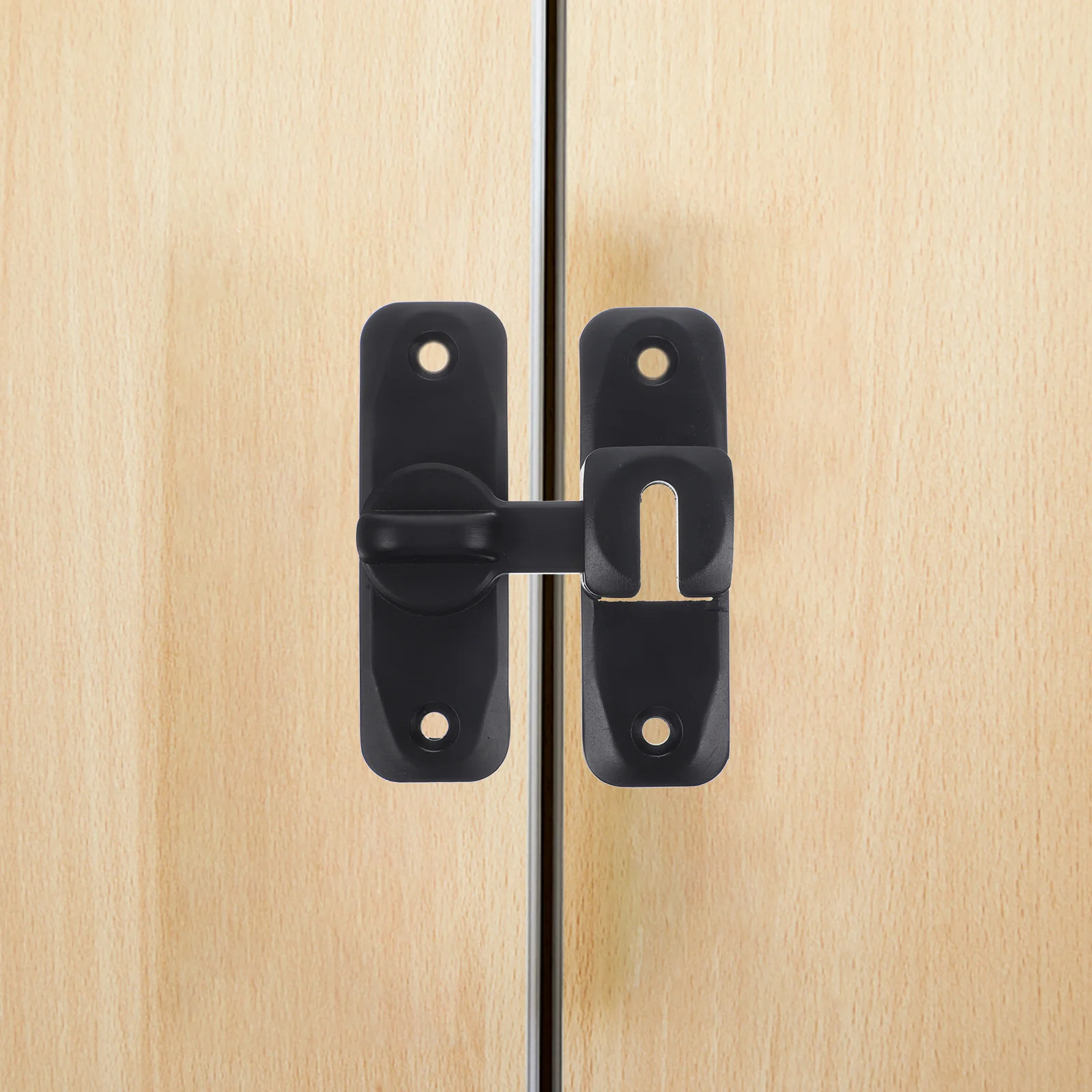 直角バックルラッチ ステンレス鋼製スライドドア 90度ラッチロック 高耐久 防錆 90度安全ドアロック