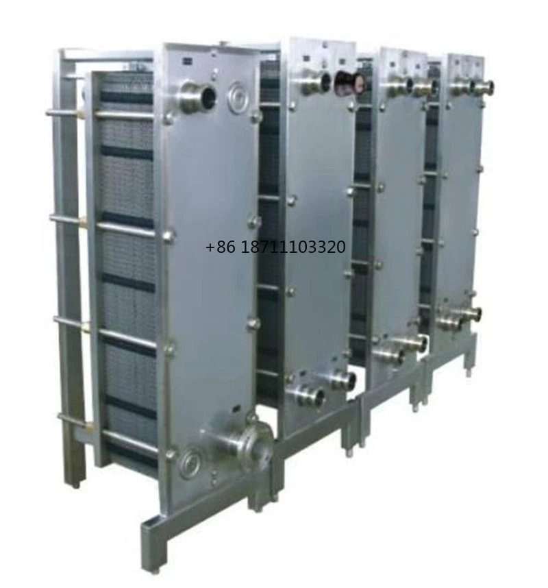 Food Grade Full Stainless Steel Milk 5 m2 Plate Heat Exchanger Best Price