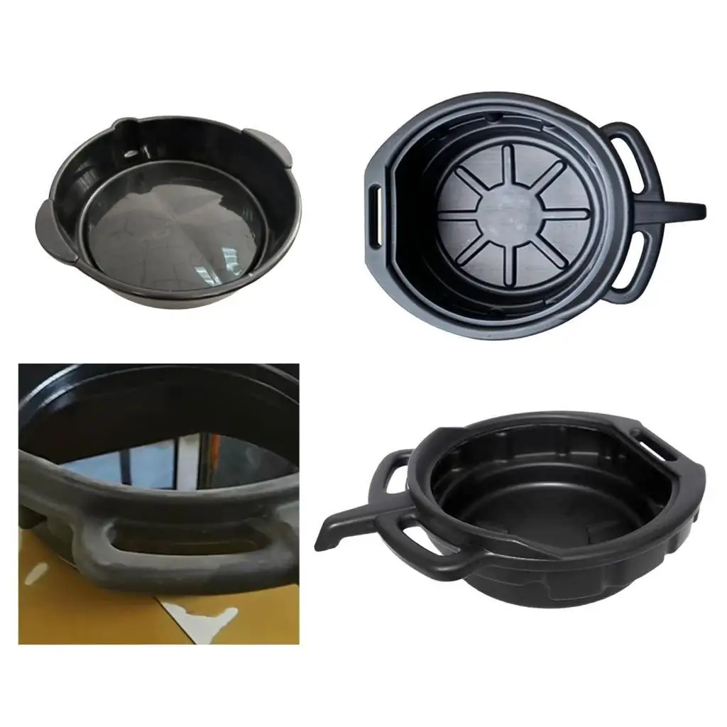 Oil Drain Pan Easy Cleaning Leakproof Car Oil Change Pan Garage Tool for Cars, Motorcycles Automotive Repair Tool Anti Splash