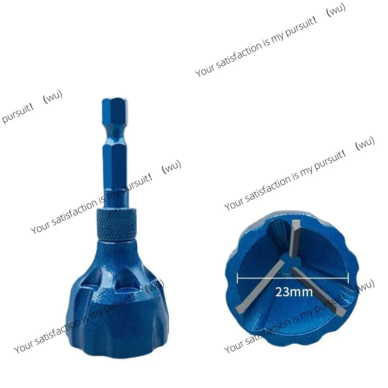 Deburring external chamfering device, three-edged knife, hexagonal handle chamfering knife, edge trimming and grinding, except
