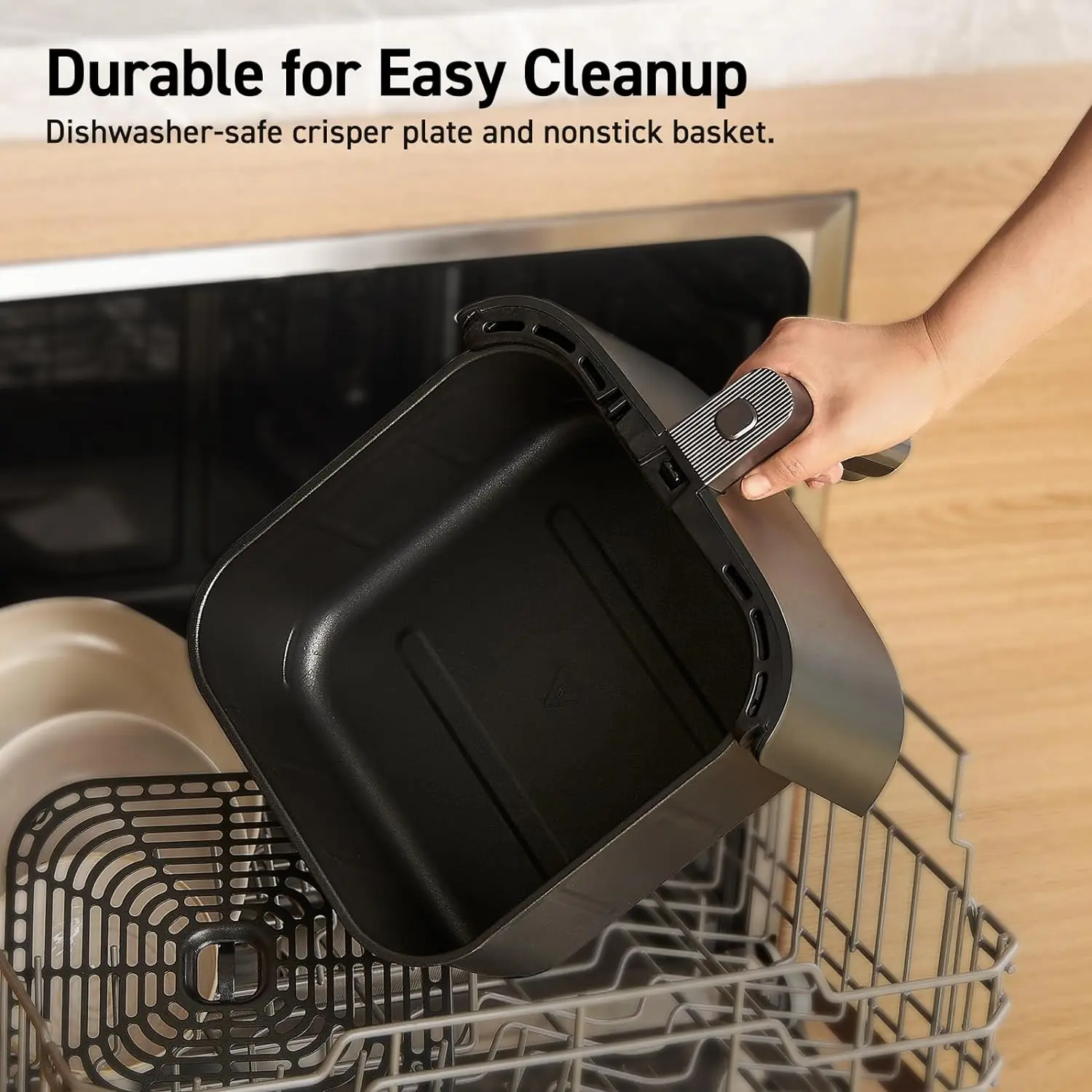 Quart Compact Airfryer that Roast,Bake,Proof,9 Functions,5 Speeds,Cooks Quickly,95% Less Oil for Healthier Meals,Varied Recipes