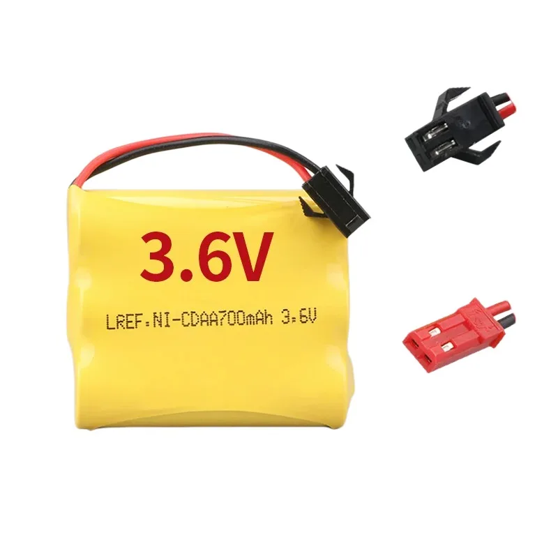 2 PCS Large capacity 3.6V 1600MAH children's toy car racing model remote control car, electric toy rechargeable battery pack