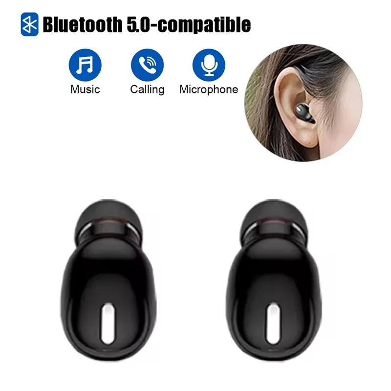 TWS Bluetooth 5.0 Earphones Bluetooth-compatible 5.0 Audio Gaming Music Low Delay Sound Gym Running Earbud Supplies Accessories