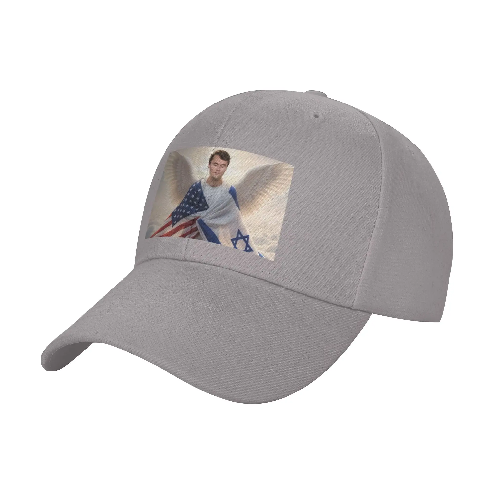 charlie kirk rest in peace america Trendy Baseball Cap Airport Travel Mid Profile Peaked Cap