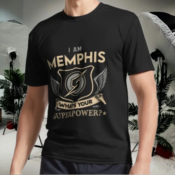 Мемфис название-Мемфис суперсила активная футболка