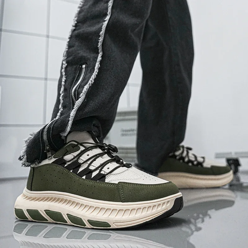 

Новинка 2023 года, мужские туфли для досок, обувь для скейтбординга, повседневная обувь, универсальные кроссовки для бега, мягкие дорожные нескользящие легкие уличные туфли