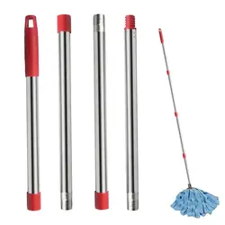 Spin Mop Handle Mop Rod Replacement Handle Pole Stick 4-Section Detachable Extended Mop Rod Pole For Triangle Spin Mops Broom