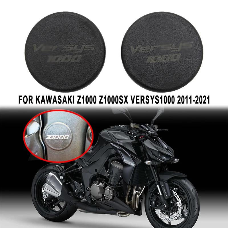 

2PCS Fit For Kawasaki Z1000 Z1000SX z1000 Versys1000 2011-2021 Frame End Caps Frame Hole Cover Caps Plug Decorative Motorcycle